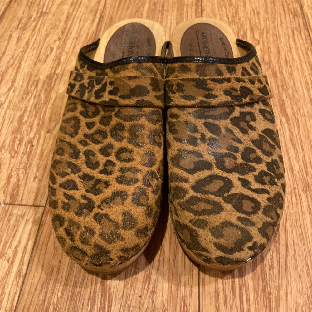MOHEDA Cheetah Clog Swedish size 38